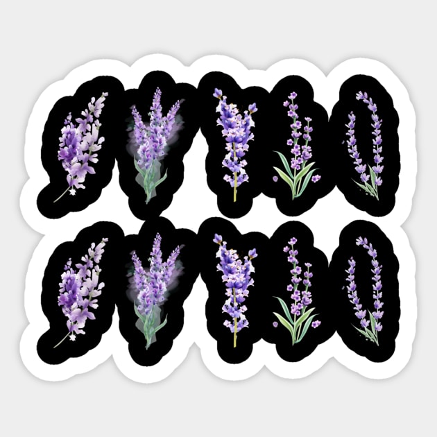 lavender Sticker by Thorsen O cowell
